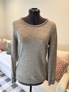 A.P.C. Heather Gray Crewneck Sweatshirt